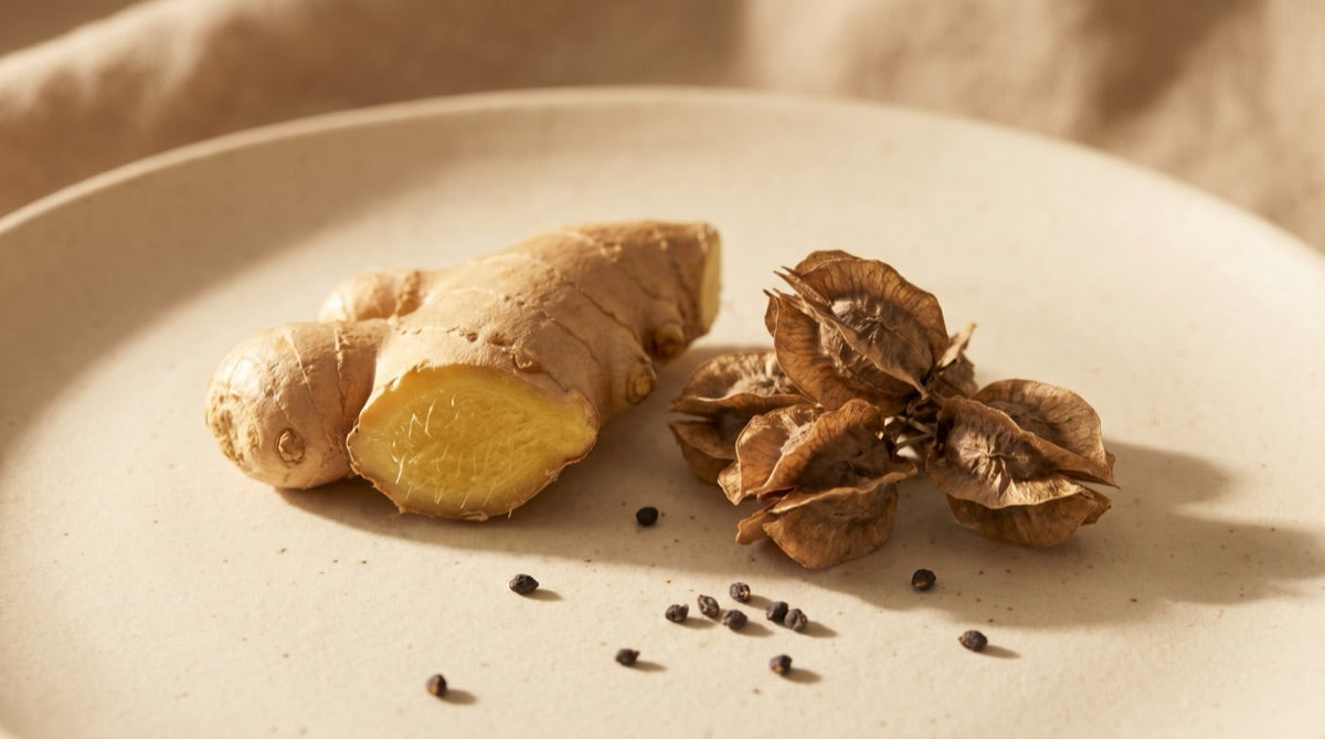Heart notes: Ginger, Ambrette