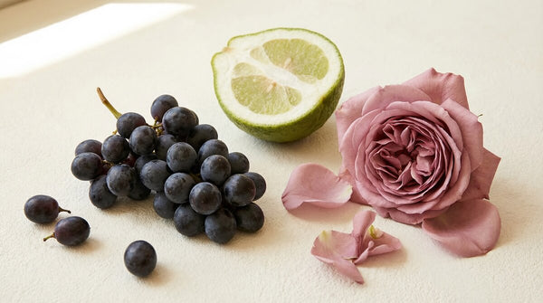 Top notes: Black Grapes, Bergamot, Rose